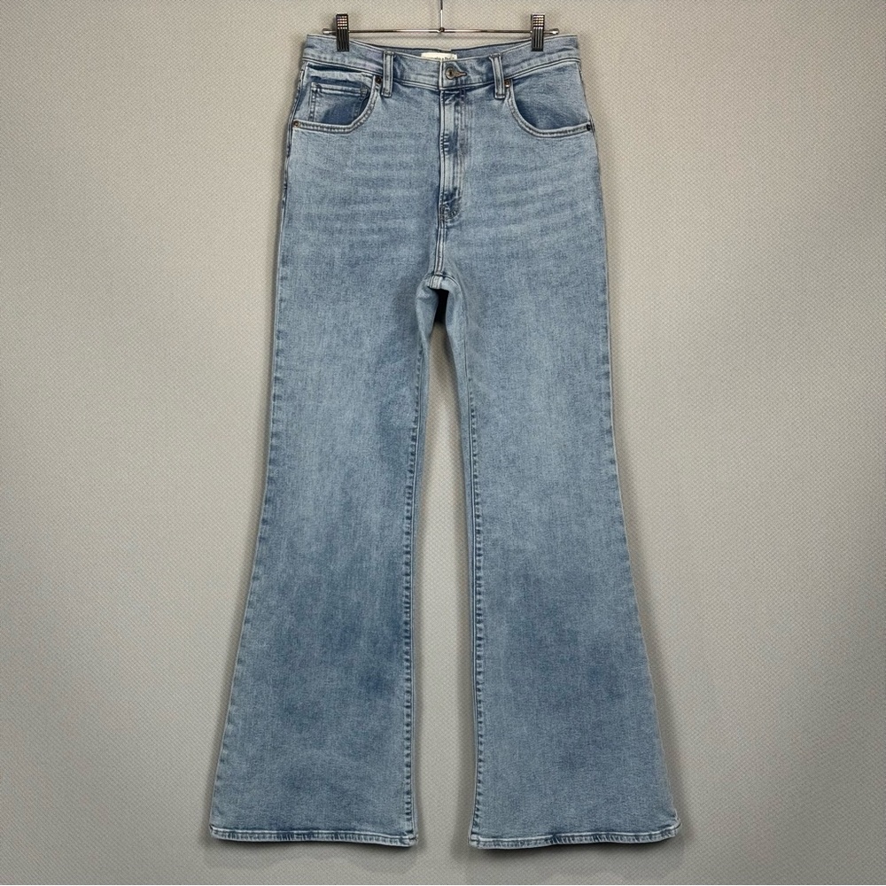 Abercrombie & Fitch Jeans Women 31/12L The Flare Ultra High Rise Stretch Denim